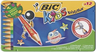 Fargeblyant BIC Evolution metallboks(18)