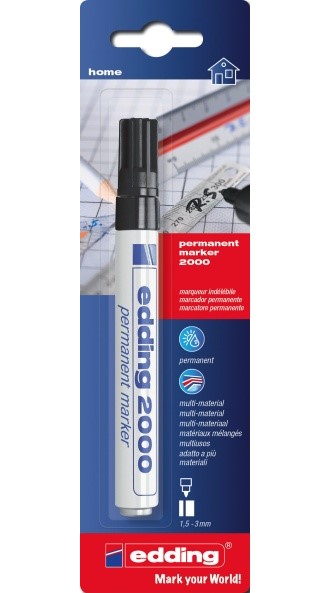 Merkepenn EDDING 2000 sort (1)