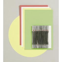 Plakatkartong 50x70cm 270g 2S fluor gul