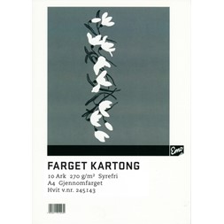 Kartong EMO A4 270g 07 Hvit (10)