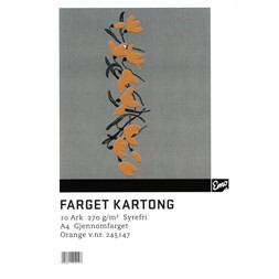 Kartong EMO A4 270g 27 Orange (10)