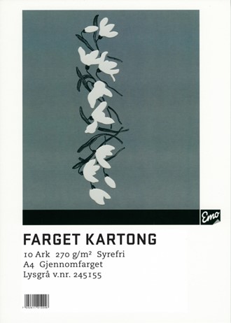Kartong EMO A4 270g 93 Grå (10)