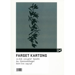 Kartong EMO A4 270g 90 Sort (10)