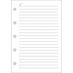 Blankett GRIEG Mini notatark 48 sider