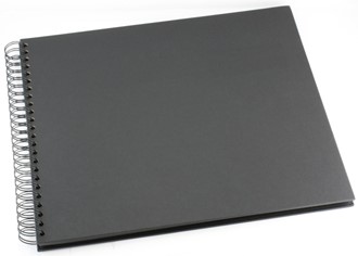 Fotoalbum GRIEG stort 40 sider sort