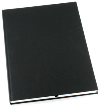 Skrivebok GRIEG A4 192s linjer sort
