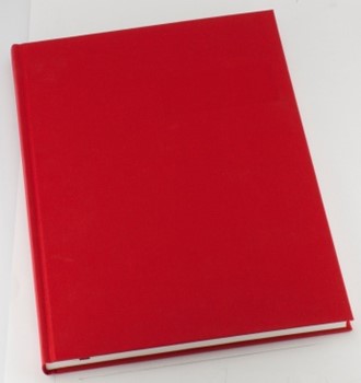 Skrivebok GRIEG A4 192s linjer rød