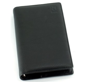 Planlegger GRIEG A6 Nappa Slim sort