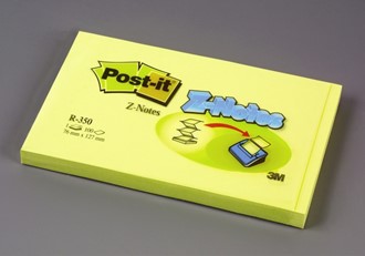 POST-IT® Z-Notes R350 127x76 gul
