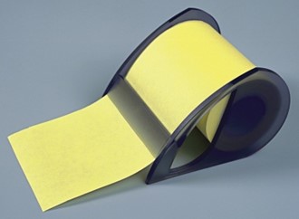 POST-IT® merketape notatblokk Super Sticky på rull gul