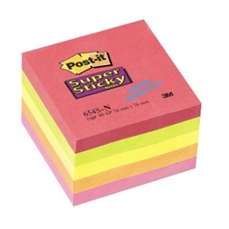 POST-IT® Super Sticky 654SN 76x76mm ass Cape Town(5)