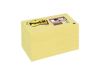 POST-IT® Super Sticky 51x51mm gul (12)