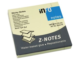 Notatblokk INFO Z-notes 75x75