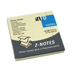 Notatblokk INFO Z-notes 75x75