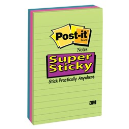 POST-IT® Super Sticky 102x152mm linj (3)