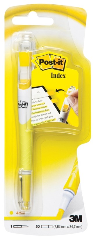 Tekstmarker Post-it Index gul