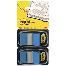 POST-IT® Index blå 2x50 medium1