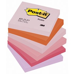POST-IT® notatblokk 76x76mm rosa ass (6)