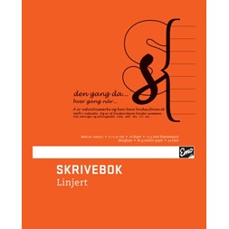 Skrivebok 17x21cm 80g 24bl 18 linjer