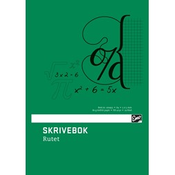 Skrivebok EMO A4 80g 24bl 5x5 rutet