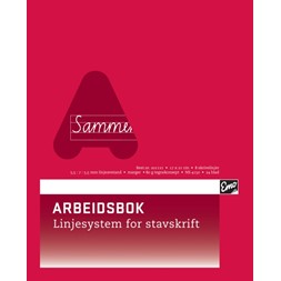 Arbeidsbok EMO 17x21cm ls 5,5:7:5,5 8lin