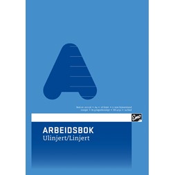 Arbeidsbok EMO A4 80g 24bl ulin/lin16lin