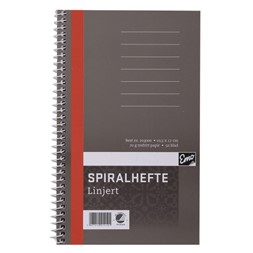 Spiralhefte EMO 10,5x17cm linje 70g 50bl
