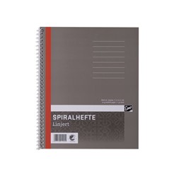 Spiralhefte Emo A5 15,8x21cm linjer 70g 50bl