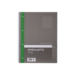 Spiralhefte EMO A4 ruter 70g 80 blad