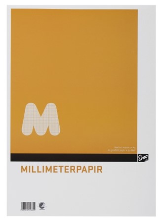 Millimeterpapir EMO A3 80g 50 blad
