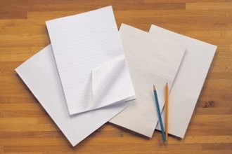 Eksamenspapir A3 Falset linjert  (250)