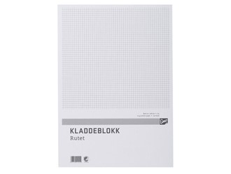 Kladdeblokk A3 ruter 70g 100 blad