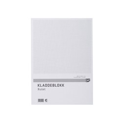 Kladdeblokk A3 ruter 70g 100 blad