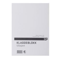 Kladdeblokk EMO A5 ulinjert 60g 100 blad
