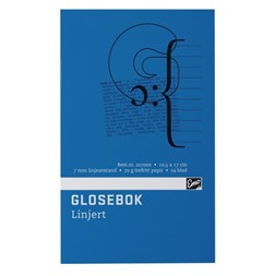 Glosebok EMO 105x170mm 24 blad