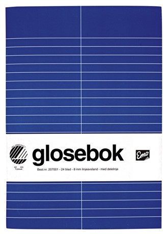 Glosebok EMO A5 27 blad delelinje 11,5mm