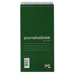 Journalistblokk 105x210mm lin 100bl