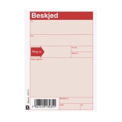 Beskjedblokk EMO A6 100 blad