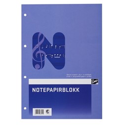 Noteblokk EMO A4 12 linjer 50 blad