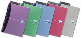 Notatbok OXFORD Urban A5 linjer ass.frg