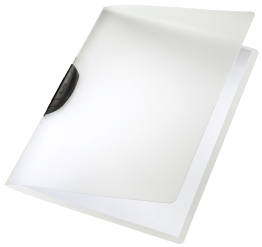 Klemmappe LEITZ ColorClip A4 sort/klar