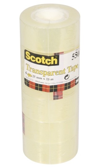 Tape SCOTCH® 550 12mmx33m transparent
