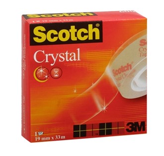 Tape SCOTCH® Crystal 600 19mmx33m
