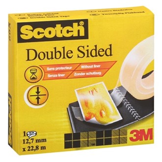 Tape SCOTCH® 665 tosidig 12,7mmx22,8m