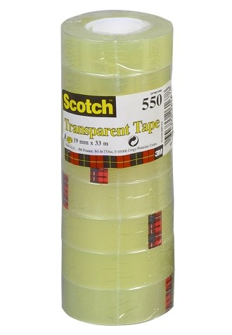 Tape SCOTCH® 550 19mmx33m transparent
