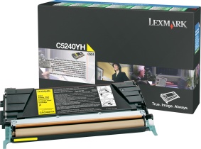 Toner LEXMARK C5240YH 5K gul