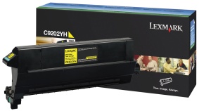 Toner LEXMARK C9202YH 14K gul