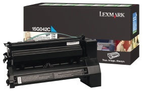 Toner LEXMARK 15G042C 15K blå