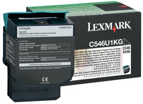 Toner LEXMARK C546U1KG 8K sort