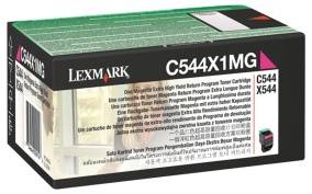Toner LEXMARK C544X1MG 4K rød